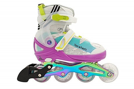Роликовые коньки YEEWHEELS  boys, gerls  р-р. 32-36