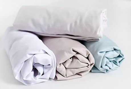 Простынь на резинке Lappetti поплин (ассортимент) для круглой кроватки